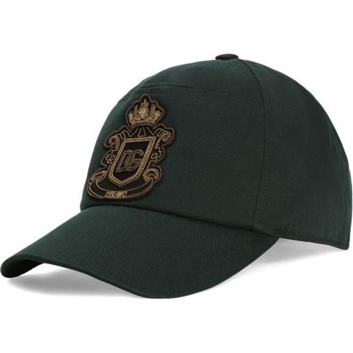 Dolce & Gabbana cappello da baseball con applicazione - verde