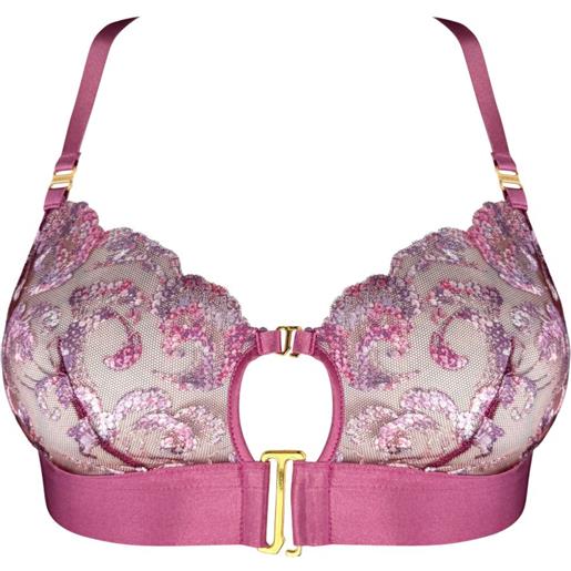 Bordelle reggiseno siren a fiori - rosa