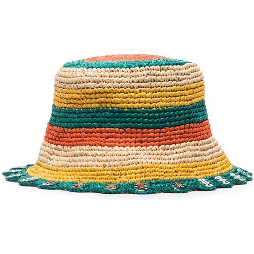Rabanne cappello a tesa larga - verde