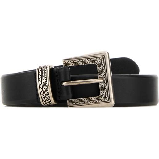 Prada cintura in pelle - nero