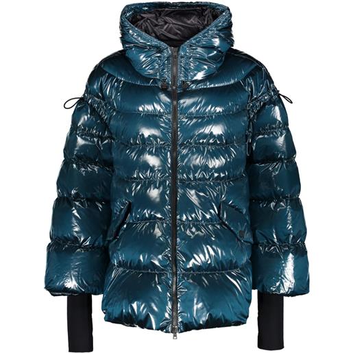 Herno zip-up down jacket - blu