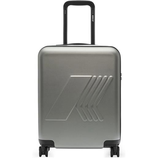 K-Way valigia a righe eudoxie - grigio