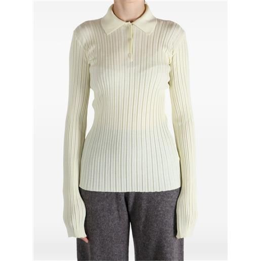 Calvin Klein polo a coste - toni neutri