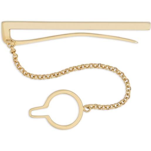 Dolce & Gabbana fermacravatta con catena - oro