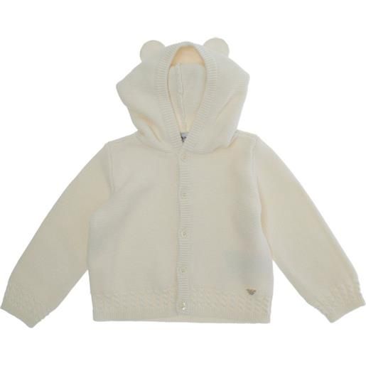 Emporio Armani Kids cardigan con logo - toni neutri