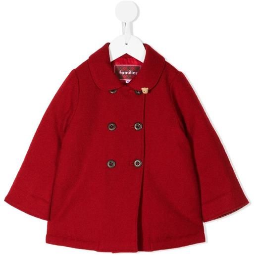 familiar cappotto doppiopetto - rosso