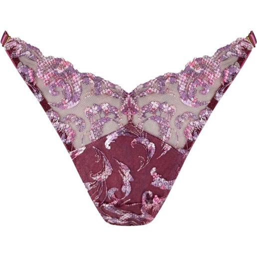 Bordelle perizoma siren a fiori - rosa