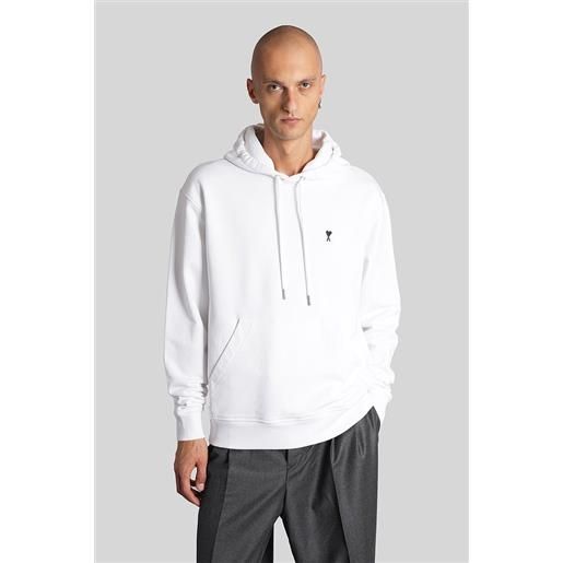 Ami Paris felpa in cotone bianco