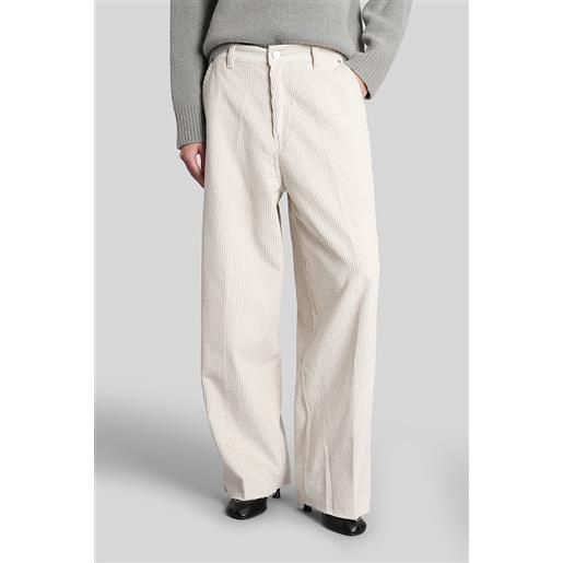 Ami Paris pantalone in cotone beige