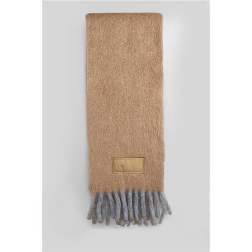 Ami Paris sciarpa in lana cammello