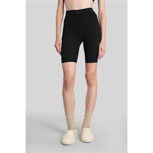 Fear of God Essentials shorts in poliestere nera