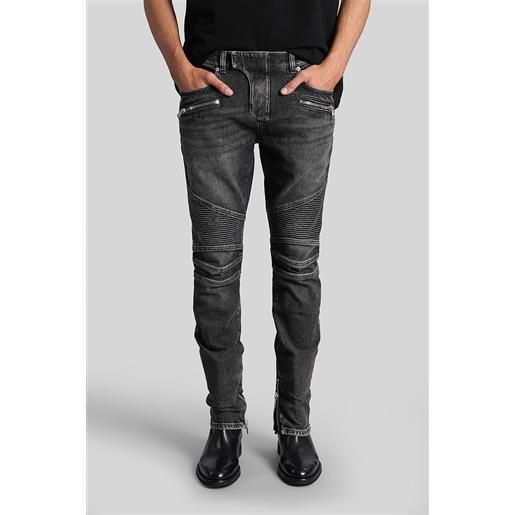 Balmain jeans in cotone nero