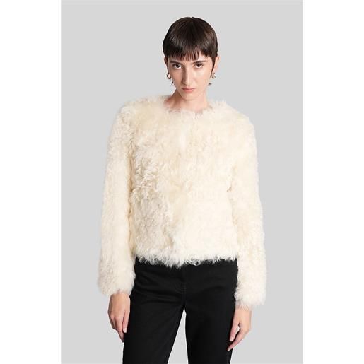 Iro pelliccia & shearling qassym in pelle beige