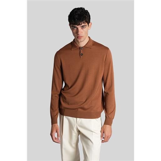 Ballantyne polo in lana marrone