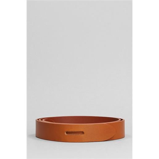 Isabel Marant cintura lecce in pelle cuoio naturale