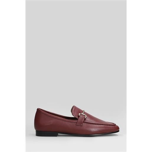 Bibi Lou mocassini in pelle bordeaux