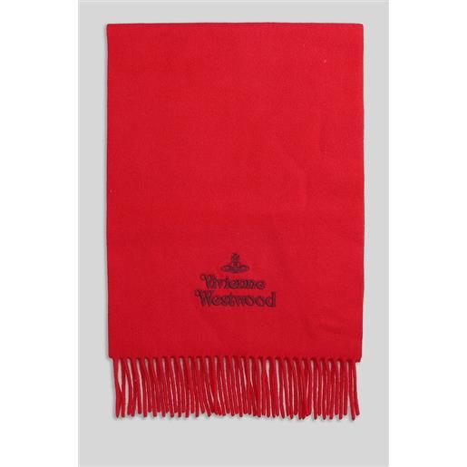 Vivienne Westwood sciarpa in lana rossa