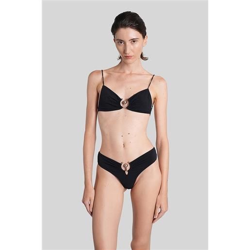 Christopher Esber beachwear in poliammide nera