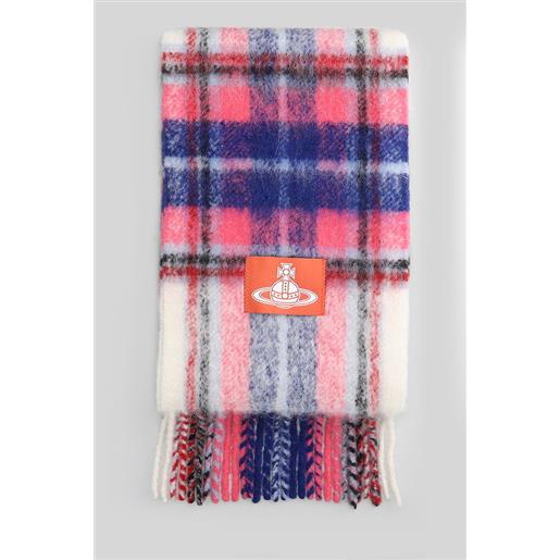 Vivienne Westwood sciarpa in lana rosa