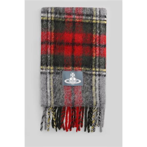 Vivienne Westwood sciarpa in lana rossa