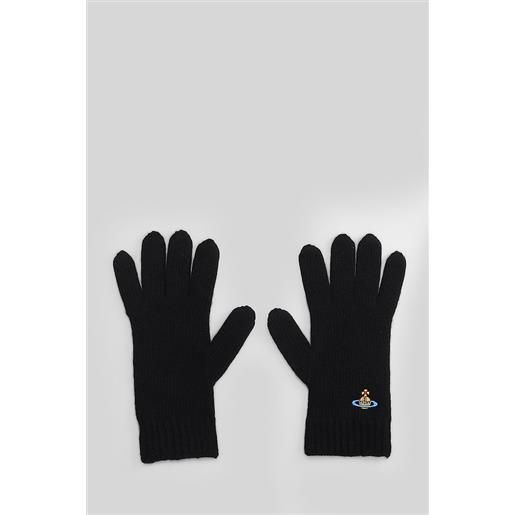 Vivienne Westwood guanti in lana nera