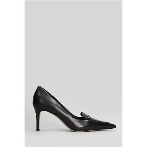Michael Kors decollete lena pump in pelle nera