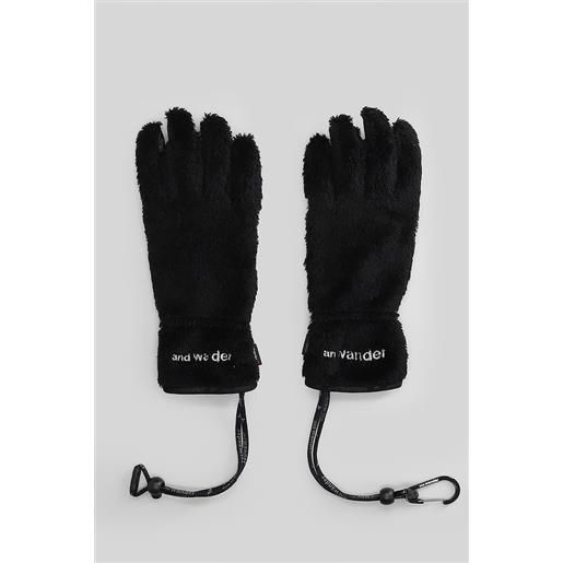 And wander guanti in poliestere nera