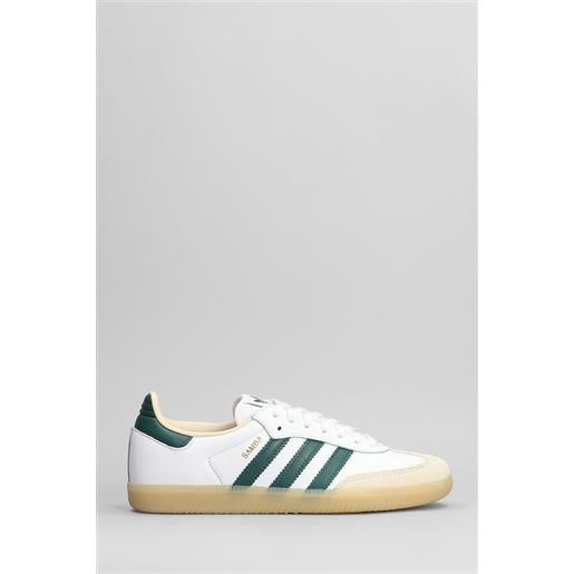 Adidas sneakers samba og in pelle bianca