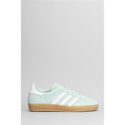 Adidas sneakers gazelle indoor in camoscio verde