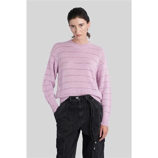 Marant Etoile maglia yona in acrilico rosa