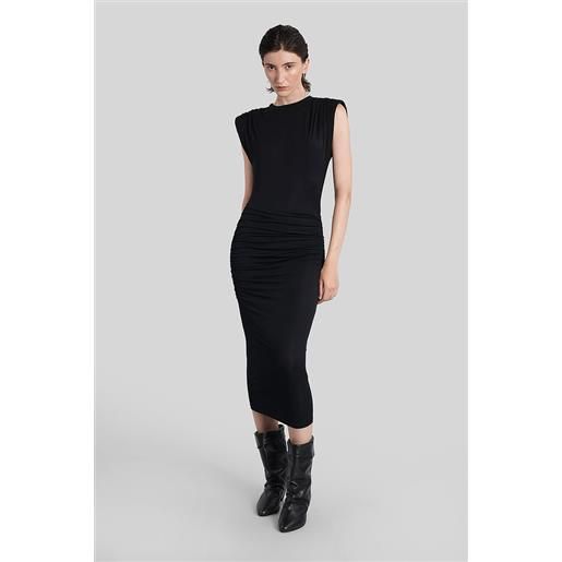 Marant Etoile abito lungo donna in modal nero