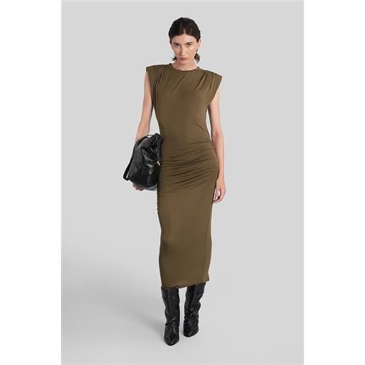 Marant Etoile abito lungo donna in modal khaki