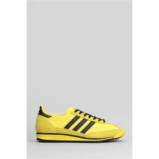 Adidas sneakers sl 72 og in camoscio e tessuto giallo