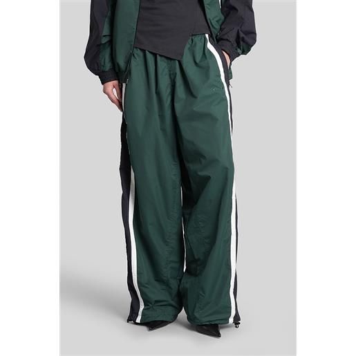 VETEMENTS pantalone in nylon verde
