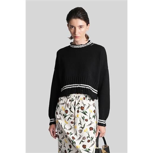 Marni maglia in cotone nero