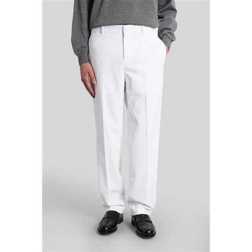 PT pantaloni torino pantalone tu93 in cotone bianco