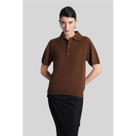 Entire Studios polo in lana marrone