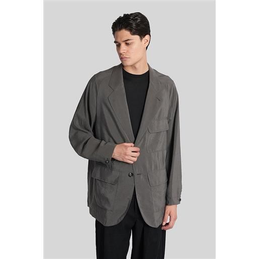 Giorgio Armani blazer in seta khaki