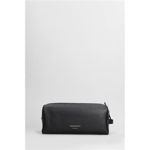 Common Projects pochette in pelle nera