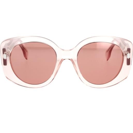 Lunettes De Soleil Rondes 5158 – Lentes UV400, Couleur Rose, Neuves Avec étiquettes, Sans Marque