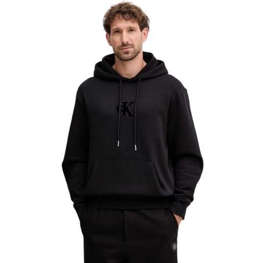 Calvin Klein felpa uomo con cappuccio black lv04rd250g