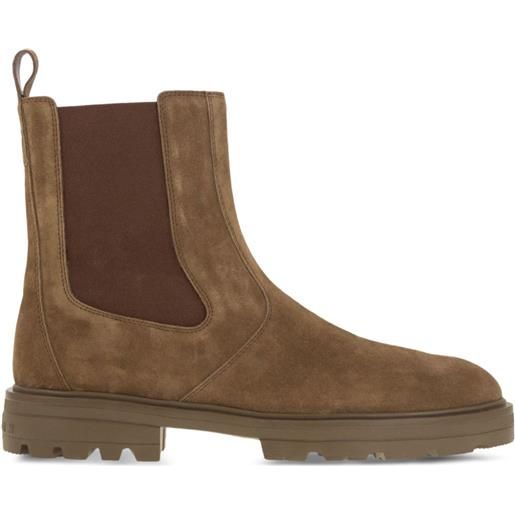 Hogan stivali chelsea h673 50mm - marrone