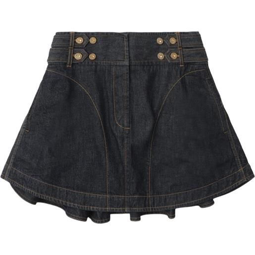 ZIMMERMANN minigonna denim - blu