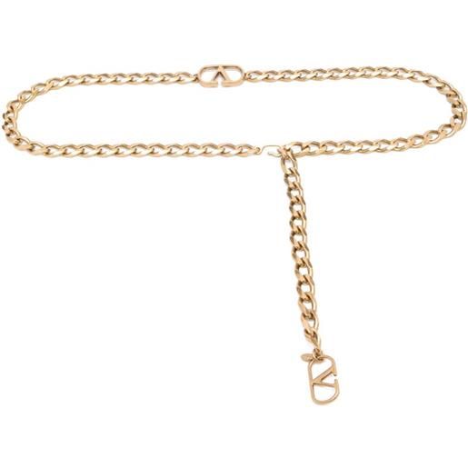 Valentino Garavani cintura a catena vlogo signature - oro