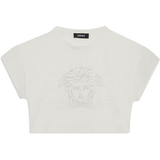 Versace Kids t-shirt medusa head - bianco