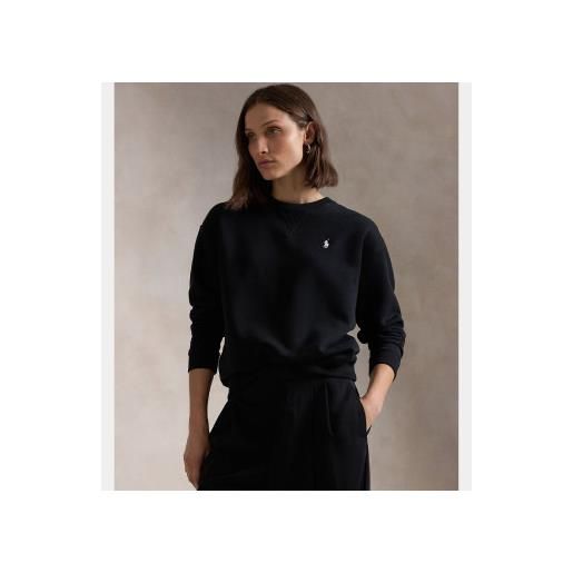 Polo Ralph Lauren per donna. 211943006003 maglione in pile nero [3206713], casual, cotone