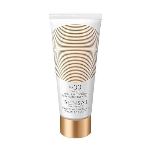Sensai silky bronze crema solare corpo spf 30, 150 ml 150 kg crema