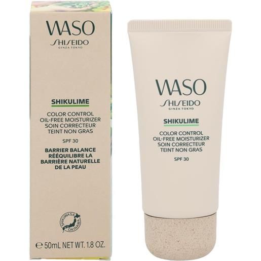 Shiseido waso shikulime color control idratante senza olio spf30, 50 m