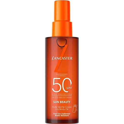Lancaster sun beauty body dry oil spf50 - olio solare di lusso per una