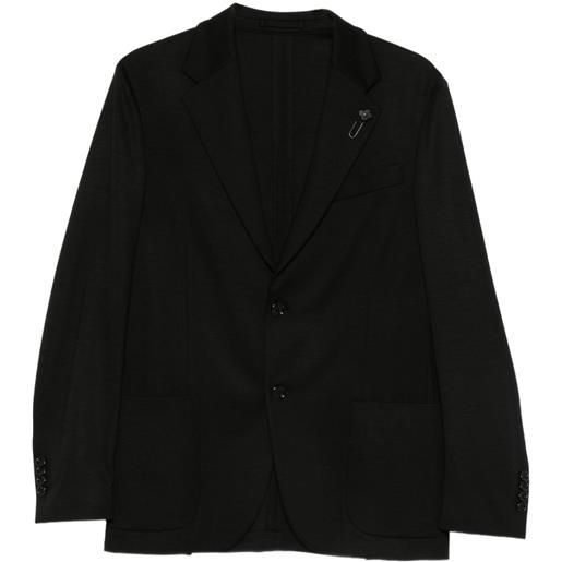 Lardini blazer monopetto - nero